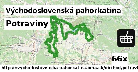 Potraviny, Východoslovenská pahorkatina