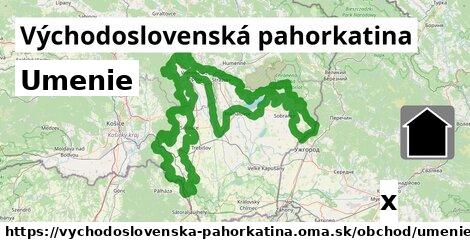 Umenie, Východoslovenská pahorkatina