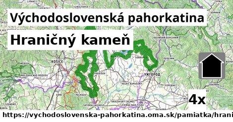 Hraničný kameň, Východoslovenská pahorkatina