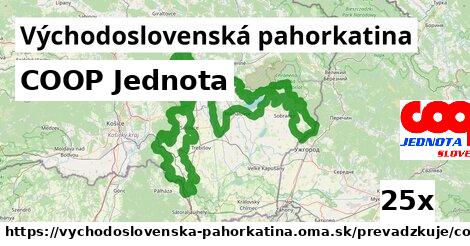 COOP Jednota, Východoslovenská pahorkatina