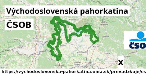 ČSOB, Východoslovenská pahorkatina