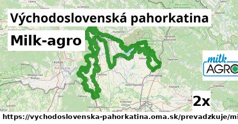 Milk-agro, Východoslovenská pahorkatina