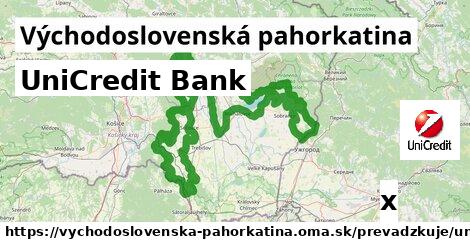 UniCredit Bank, Východoslovenská pahorkatina