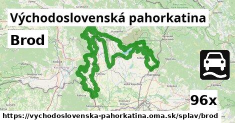 Brod, Východoslovenská pahorkatina