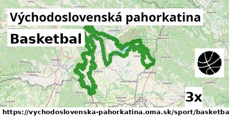 Basketbal, Východoslovenská pahorkatina