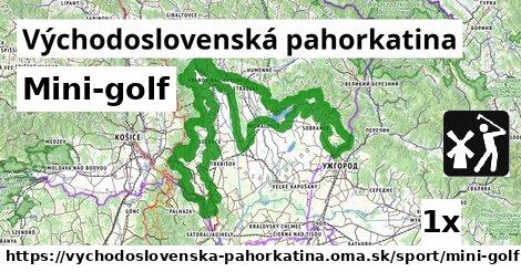 Mini-golf, Východoslovenská pahorkatina