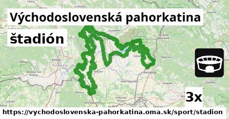 štadión, Východoslovenská pahorkatina