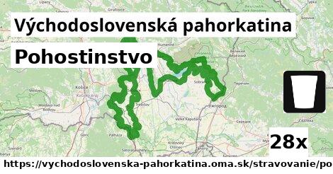 Pohostinstvo, Východoslovenská pahorkatina