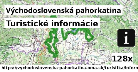 Turistické informácie, Východoslovenská pahorkatina