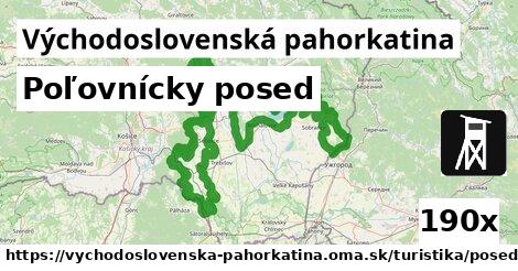 Poľovnícky posed, Východoslovenská pahorkatina