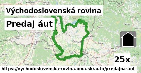 Predaj áut, Východoslovenská rovina