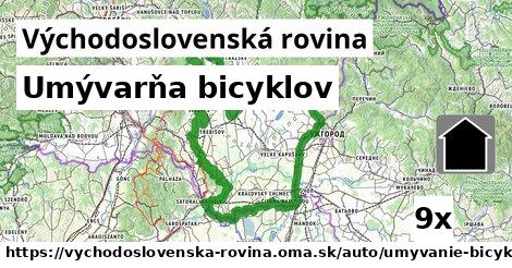 Umývarňa bicyklov, Východoslovenská rovina