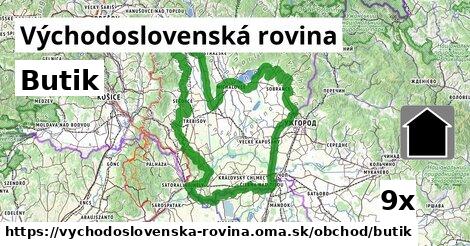 Butik, Východoslovenská rovina