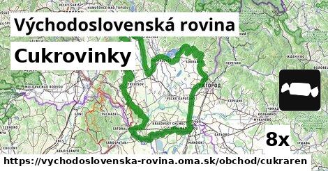 Cukrovinky, Východoslovenská rovina