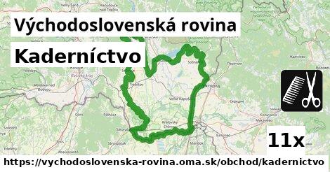 Kaderníctvo, Východoslovenská rovina