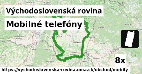 Mobilné telefóny, Východoslovenská rovina