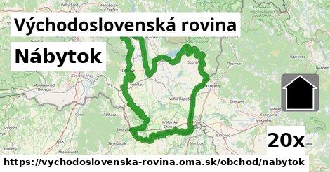 Nábytok, Východoslovenská rovina