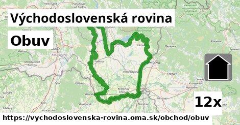 Obuv, Východoslovenská rovina