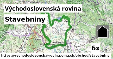 Stavebniny, Východoslovenská rovina