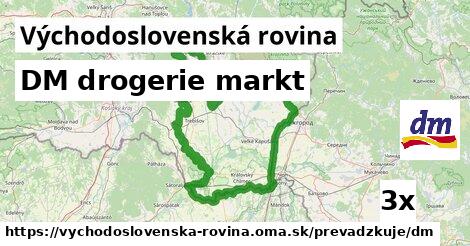 DM drogerie markt, Východoslovenská rovina