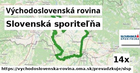 Slovenská sporiteľňa, Východoslovenská rovina