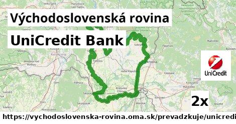 UniCredit Bank, Východoslovenská rovina