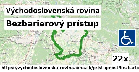 Bezbarierový prístup, Východoslovenská rovina