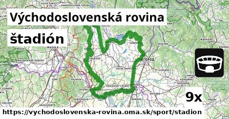 štadión, Východoslovenská rovina