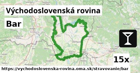 Bar, Východoslovenská rovina