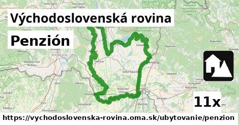 Penzión, Východoslovenská rovina