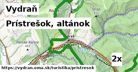 Prístrešok, altánok, Vydraň