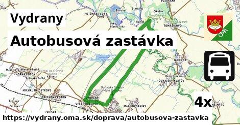 Autobusová zastávka, Vydrany