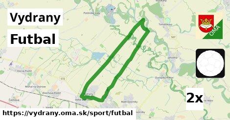 Futbal, Vydrany