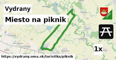 Miesto na piknik, Vydrany