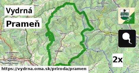 Prameň, Vydrná