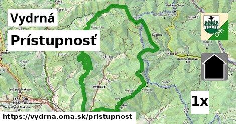 prístupnosť v Vydrná