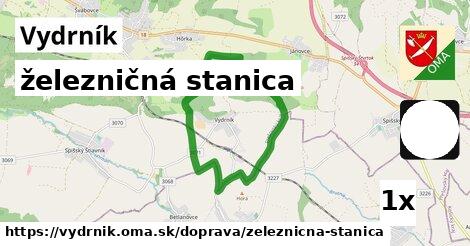 železničná stanica, Vydrník