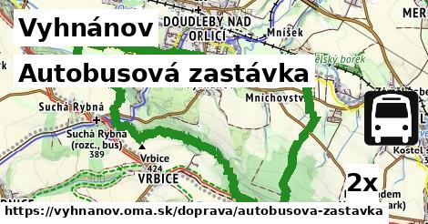 Autobusová zastávka, Vyhnánov