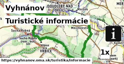 turistické informácie v Vyhnánov