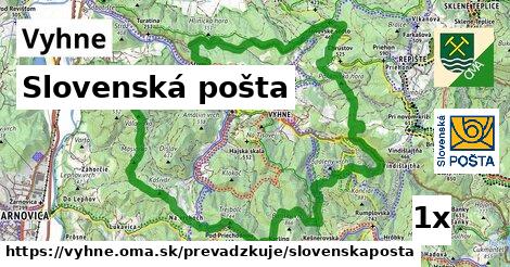 Slovenská pošta, Vyhne