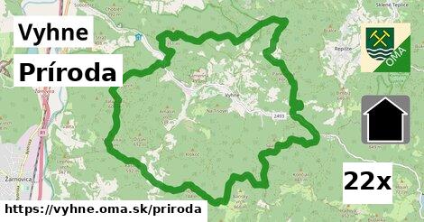 príroda v Vyhne