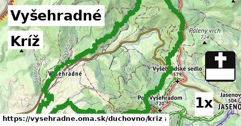 Kríž, Vyšehradné