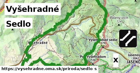 Sedlo, Vyšehradné