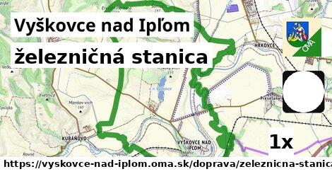 železničná stanica, Vyškovce nad Ipľom