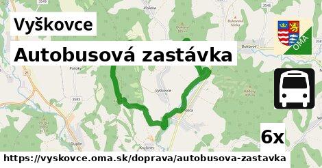 Autobusová zastávka, Vyškovce