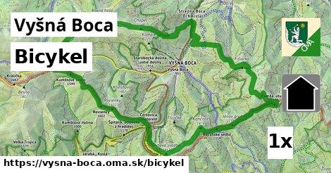 bicykel v Vyšná Boca