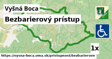 bezbarierový prístup v Vyšná Boca