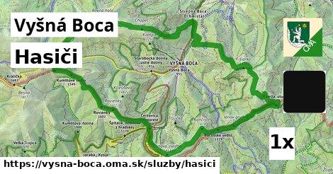 hasiči v Vyšná Boca