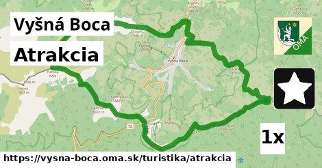 atrakcia v Vyšná Boca