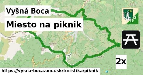 Miesto na piknik, Vyšná Boca